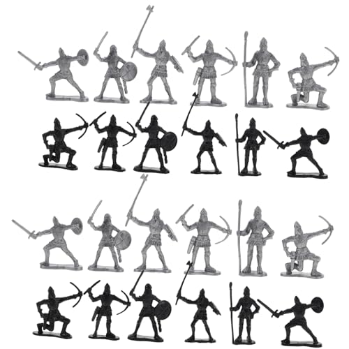 VICASKY 60 Teiliges Modell Spielzeugsoldaten Spielset Spielzeugsoldatenfiguren Mittelalterfiguren Geschichtsunterrichtsspielzeug Spielzeugrittersoldaten Soldatenfigur Soldaten VICASKY 60 Teiliges Modell Spielzeugsoldaten Spielset Spielzeugsoldatenfiguren Mittelalterfiguren Geschichtsunterrichtsspielzeug Spielzeugrittersoldaten Soldatenfigur Soldaten von VICASKY