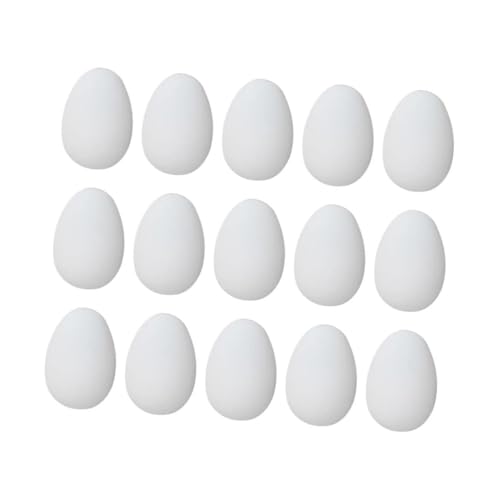 VICASKY 60St Bemalte Eier lackierbar Eier zum Bemalen Eier zum Dekorieren Eierspielzeug künstlich kunststoffeier Painting Eggs nachgemachtes Ei-Modell DIY farbiges Zeichnungsei Weiß VICASKY 60St Bemalte Eier lackierbar Eier zum Bemalen Eier zum Dekorieren Eierspielzeug künstlich kunststoffeier Painting Eggs nachgemachtes Ei-Modell DIY farbiges Zeichnungsei Weiß von VICASKY