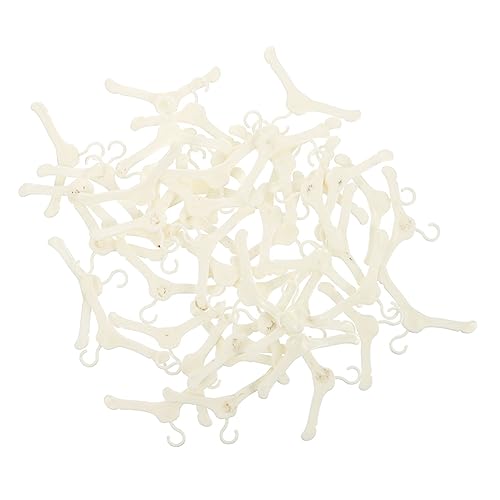 VICASKY 60st Puppenaufhänger Mini Kleiderbügel Für Puppenkleider Kleiderständer Puppengarderobe Puppenkleiderbügel Puppenhalter Aus Kunststoff Weiß Plastik VICASKY 60st Puppenaufhänger Mini Kleiderbügel Für Puppenkleider Kleiderständer Puppengarderobe Puppenkleiderbügel Puppenhalter Aus Kunststoff Weiß Plastik von VICASKY
