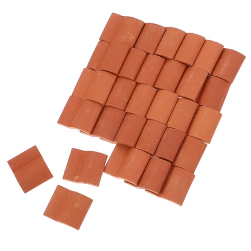 VICASKY 60st Simulierte Gebäudeplättchen Fliesen Mini- Puppendekor Feengarten Ziegel Tür Miniaturmodell Figur Zubehör Für Puppenhäuser Dach Miniatur-puppenhausmöbel Miniaturen Boden VICASKY 60st Simulierte Gebäudeplättchen Fliesen Mini- Puppendekor Feengarten Ziegel Tür Miniaturmodell Figur Zubehör Für Puppenhäuser Dach Miniatur-puppenhausmöbel Miniaturen Boden von VICASKY