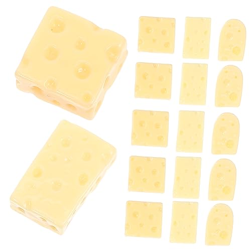 VICASKY 60 Stücke Harz Käse Modell Dekorationen Gefälschte Cheesehome Display Handwerk Charms Mini Dessert Ornament VICASKY 60 Stücke Harz Käse Modell Dekorationen Gefälschte Cheesehome Display Handwerk Charms Mini Dessert Ornament von VICASKY