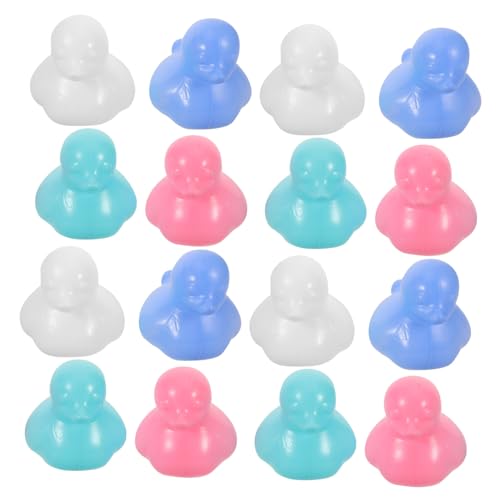 VICASKY 64 Stück Teiliges Bunte Kleine Enten-förmige Pe-kunststoffbälle Vielseitig für Ballpools Badewannen Strand Junge Mädchen-wasserspaß Leicht und Stabil für Drinnen und Draußen von VICASKY