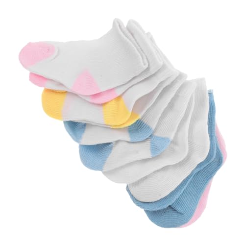 VICASKY 6Paare Puppensocken für Puppen Leichte Anziehsocken aus Puppenzubehör für Fotografie und Rollenspiele Einfach zu Handhaben und Langlebig von VICASKY