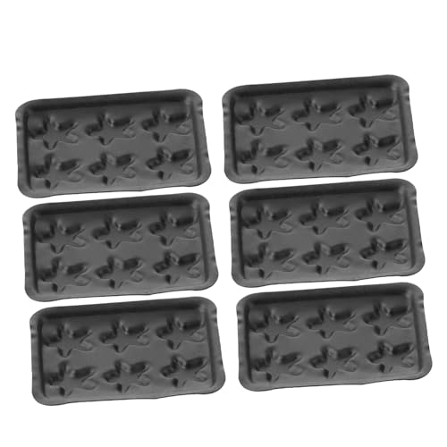 VICASKY 6St Backgeschirr-Modell für kinderspielzeug spielsachen für Mini House Decoration kindergeschenk Mini-Küchenutensilien Mini-Küchendekoration Legierung Black von VICASKY