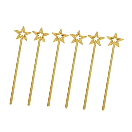 VICASKY Prinzessinnenkleid Mit Stern-Pentagramm-Design Feenstab Für Mädchengeburtstag von VICASKY