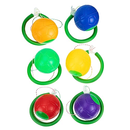 VICASKY 6 Stück Springender Ball Springseil Outdoor-Spielzeug Kinderspielzeug Knöchelsprung Sportausrüstung Spielzeug Sportspielzeug Skip It Für Kinder Interaktiver Skip-Ball von VICASKY