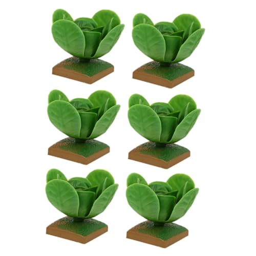 VICASKY 6St -Modell für kinderspielzeug geschenketueten Pädagogisches Kid Toys gefälscht Gemüse Gemüsemodell Plastik Green VICASKY 6St -Modell für kinderspielzeug geschenketueten Pädagogisches Kid Toys gefälscht Gemüse Gemüsemodell Plastik Green von VICASKY