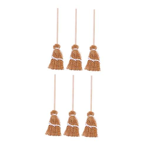 VICASKY 6pcs Miniatur Besen Besen Modelle Simulation Besen Für Landschaft Dekorationen VICASKY 6pcs Miniatur Besen Besen Modelle Simulation Besen Für Landschaft Dekorationen von VICASKY