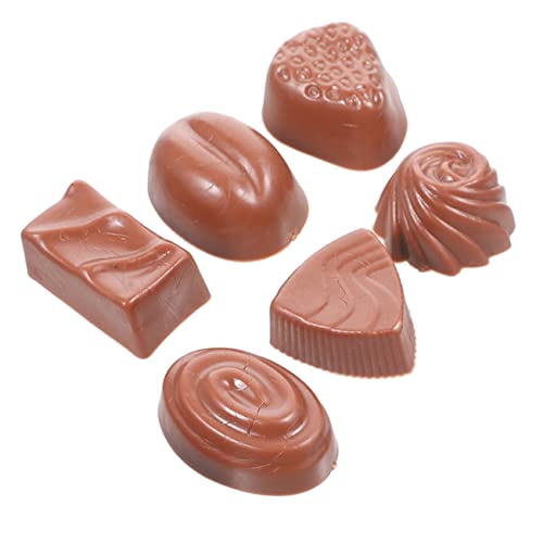 VICASKY 6St Simulationsschokolade Dessert aus künstlichen Lebensmitteln realistische Pralinen Schokoladenattrappe Dekorative Schokoladenmodelle Spielzeug gefälschtes Essen Kinderbedarf PVC VICASKY 6St Simulationsschokolade Dessert aus künstlichen Lebensmitteln realistische Pralinen Schokoladenattrappe Dekorative Schokoladenmodelle Spielzeug gefälschtes Essen Kinderbedarf PVC von VICASKY