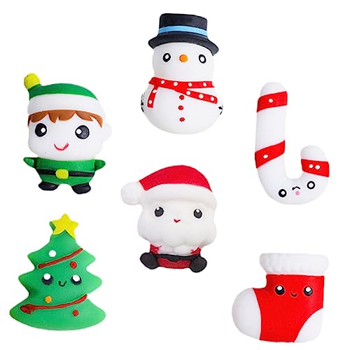 VICASKY 6St Weihnachtsprise für kinderspielzeug Christmas Accessories weihnachtsgeschnke Plüsch kompaktes Figuren Squeeze-Spielzeuge Quetschspielzeug VICASKY 6St Weihnachtsprise für kinderspielzeug Christmas Accessories weihnachtsgeschnke Plüsch kompaktes Figuren Squeeze-Spielzeuge Quetschspielzeug von VICASKY