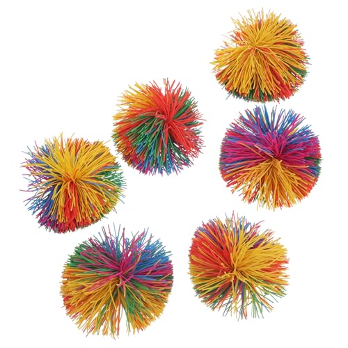 VICASKY 6Stücke Bunte Silikon Bälle Sensory Fidget Stressabbau Zufällige Farben für Erwachsene für Stimulation und Spielspaß VICASKY 6Stücke Bunte Silikon Bälle Sensory Fidget Stressabbau Zufällige Farben für Erwachsene für Stimulation und Spielspaß von VICASKY