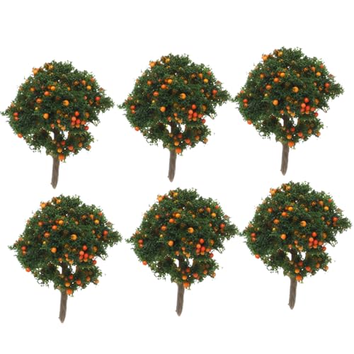 VICASKY 6Stücke Miniatur Kunstzitronenbaum für DIY Sand Tisch Modell Realistische Künstliche Zitronenbäume für Wohnkultur Dioramen und Zuglandschaften für Kreative VICASKY 6Stücke Miniatur Kunstzitronenbaum für DIY Sand Tisch Modell Realistische Künstliche Zitronenbäume für Wohnkultur Dioramen und Zuglandschaften für Kreative von VICASKY