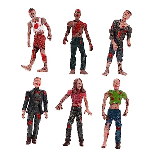 VICASKY 6Stücke Realistische Zombie Puppen Gruselige Halloween Requisiten für Scherze und Dekoration Bewegliche Figuren für Schockierende Erlebnisse VICASKY 6Stücke Realistische Zombie Puppen Gruselige Halloween Requisiten für Scherze und Dekoration Bewegliche Figuren für Schockierende Erlebnisse von VICASKY