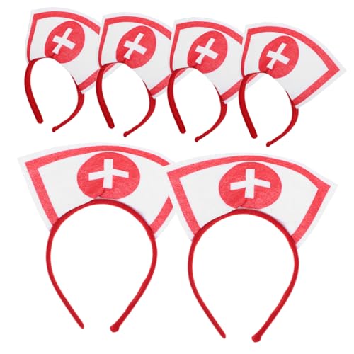 VICASKY 6Stücke Teiliges Halloween Krankenschwester Zubehör Cosplay Requisiten mit Modischem Haarreifen Halloween Partys VICASKY 6Stücke Teiliges Halloween Krankenschwester Zubehör Cosplay Requisiten mit Modischem Haarreifen Halloween Partys von VICASKY