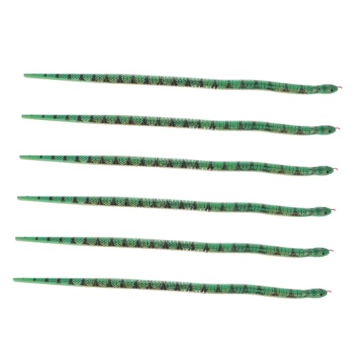 VICASKY Realistisches Schlangenornament 6er-Pack Wackelschlangen Aus Holz Für Geburtstagspartys Von Jungen Und Mädchen VICASKY Realistisches Schlangenornament 6er-Pack Wackelschlangen Aus Holz Für Geburtstagspartys Von Jungen Und Mädchen von VICASKY