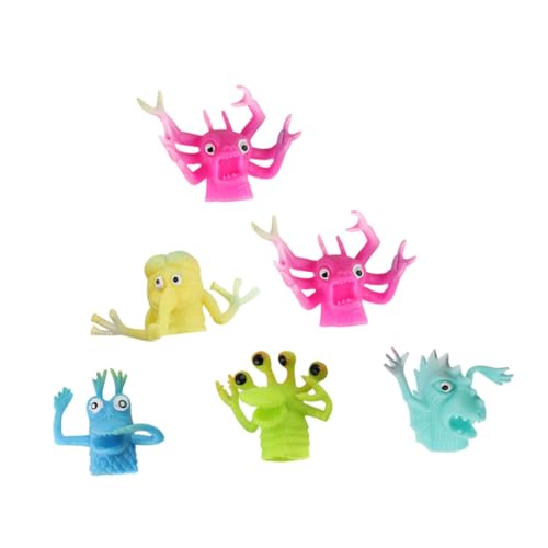 VICASKY Fingerpuppen Für Kinder 6er Set Lustige Fingerpuppen Für Handpuppen Aus Für Kreatives Und Beruhigung Ideales Für Kindergeburtstag Und Mitgebsel VICASKY Fingerpuppen Für Kinder 6er Set Lustige Fingerpuppen Für Handpuppen Aus Für Kreatives Und Beruhigung Ideales Für Kindergeburtstag Und Mitgebsel von VICASKY