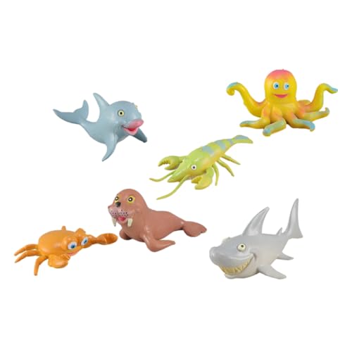 VICASKY 6er Set Simulierte Meereslebewesen Modelle Umweltfreundliche Spielzeuge Meerestiere Für Lernspiele Und Kreativität Ideal Für Jungen Und ädchen Ab 3 Jahren VICASKY 6er Set Simulierte Meereslebewesen Modelle Umweltfreundliche Spielzeuge Meerestiere Für Lernspiele Und Kreativität Ideal Für Jungen Und ädchen Ab 3 Jahren von VICASKY
