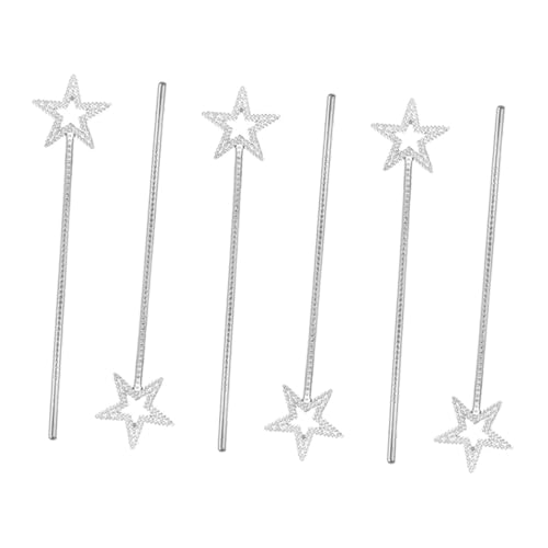 VICASKY 6pcs Hollow Star Shape Fairy Zauberstäbe Neuheit Fairy Stick Cosplay Fairy VICASKY 6pcs Hollow Star Shape Fairy Zauberstäbe Neuheit Fairy Stick Cosplay Fairy von VICASKY