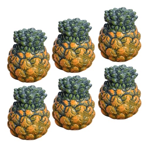 VICASKY 6pcs Künstliche Früchte Traubenschneider Ananas Obst Zitronensaft Dosenfrüchte Fruchtmodelle Mini-fruchtmodell Simulationsfrucht Wohndekoration Kleines Fruchtmodell Harz Green VICASKY 6pcs Künstliche Früchte Traubenschneider Ananas Obst Zitronensaft Dosenfrüchte Fruchtmodelle Mini-fruchtmodell Simulationsfrucht Wohndekoration Kleines Fruchtmodell Harz Green von VICASKY
