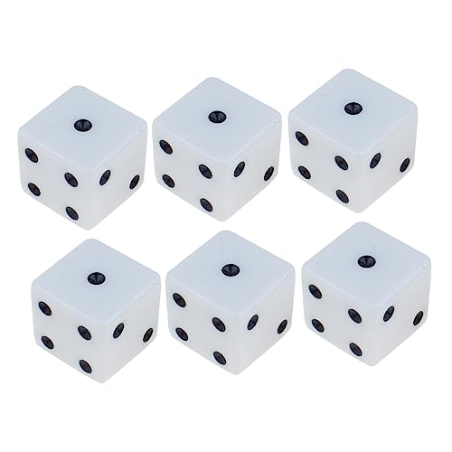 VICASKY 6st Große Spielzeugwürfel Spiel Punktwürfel Bastelwürfel Punktwürfel Mit Runden Ecken Würfelspiel-Requisite Würfel Für Partyspiel Spiel-Requisiten-würfel Kleine Würfel Plastik VICASKY 6st Große Spielzeugwürfel Spiel Punktwürfel Bastelwürfel Punktwürfel Mit Runden Ecken Würfelspiel-Requisite Würfel Für Partyspiel Spiel-Requisiten-würfel Kleine Würfel Plastik von VICASKY