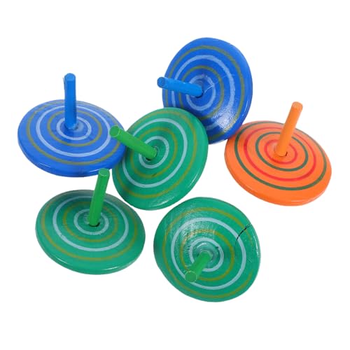 VICASKY 6 Stücke Hölzerner Kreisel Kinderkreisel Kreisel Für Zirkus Spiel Kreiselspielzeug Für Babys Dreidel Gyroskop- Für Babyspielzeug Säuglingsspielzeug Hölzern VICASKY 6 Stücke Hölzerner Kreisel Kinderkreisel Kreisel Für Zirkus Spiel Kreiselspielzeug Für Babys Dreidel Gyroskop- Für Babyspielzeug Säuglingsspielzeug Hölzern von VICASKY