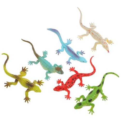 VICASKY 6st Kinderspielzeug Gefälschte Eidechsenfiguren Eidechsenfigur Aus Kunststoff Reptilientierfigur Simulation Tierfigur Eidechsendekoration Für Plastik VICASKY 6st Kinderspielzeug Gefälschte Eidechsenfiguren Eidechsenfigur Aus Kunststoff Reptilientierfigur Simulation Tierfigur Eidechsendekoration Für Plastik von VICASKY