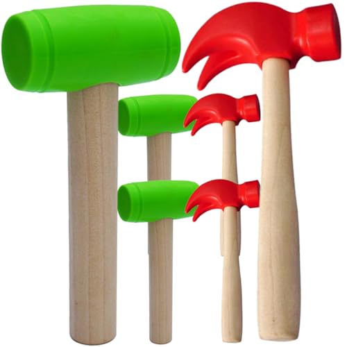 VICASKY 6st Kleiner Holzhammer Kleiner Schlaghammer Hammerspielzeug Kleine Schlagspielzeuge Kleine Hammerspielzeuge Hammer Babyspielzeug -Hammer- Pp VICASKY 6st Kleiner Holzhammer Kleiner Schlaghammer Hammerspielzeug Kleine Schlagspielzeuge Kleine Hammerspielzeuge Hammer Babyspielzeug -Hammer- Pp von VICASKY