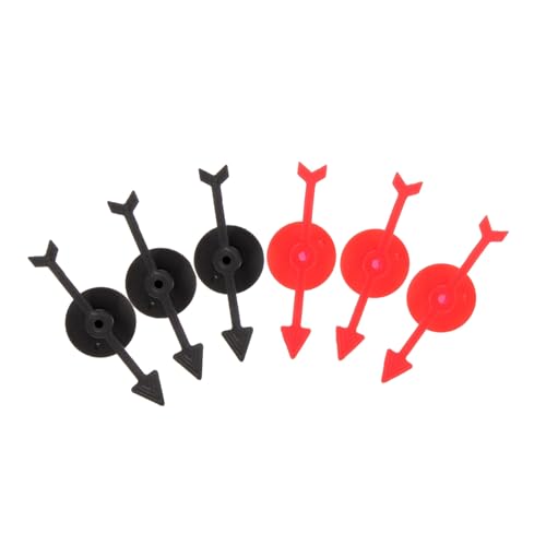VICASKY 6st Roboter-gastgeschenke Mit Rotierenden Pfeilen Turntable DIY-zubehör Brettspiel Pfeile Zappelschnecke Pfeilspinner Animiertes Zappeln Zappelstift Spiel Plastik von VICASKY