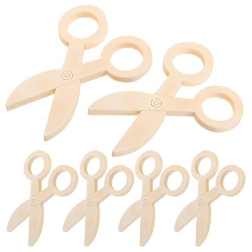 VICASKY 6stücke Teiliges Holzspielzeug Scheren Hand-Augen-koordination Und Kreatives Spiel Für Kleinkinder Und Vorschulkinder Sichere Und Pädagogische Spielzeuge Für Friseure Und Stylisten VICASKY 6stücke Teiliges Holzspielzeug Scheren Hand-Augen-koordination Und Kreatives Spiel Für Kleinkinder Und Vorschulkinder Sichere Und Pädagogische Spielzeuge Für Friseure Und Stylisten von VICASKY