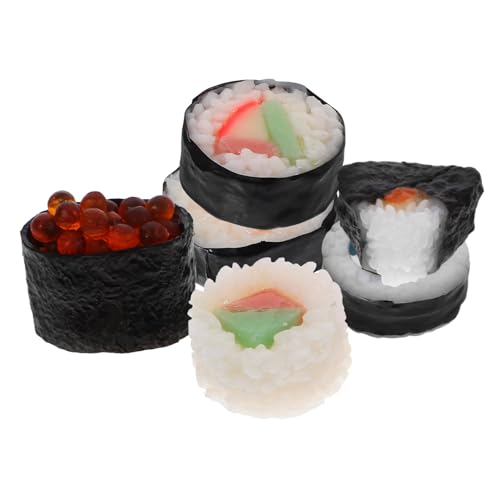 VICASKY Hochdetailliertes Fake Sushi Für Bildungsdekor 6 Stück Japanisches Zur Ausstellung VICASKY Hochdetailliertes Fake Sushi Für Bildungsdekor 6 Stück Japanisches Zur Ausstellung von VICASKY