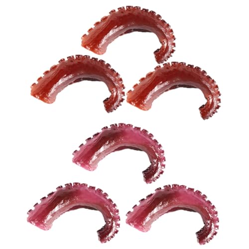 VICASKY 6st Simulierte Tintenfischklaue Meeresfrüchte-lebensmittelmodell Simulations- -tentakel-Figur -tentakel- Simulation Von Meerestierfiguren PVC VICASKY 6st Simulierte Tintenfischklaue Meeresfrüchte-lebensmittelmodell Simulations- -tentakel-Figur -tentakel- Simulation Von Meerestierfiguren PVC von VICASKY