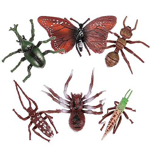 VICASKY 6st Tiere-actionfigur Tierfiguren Aus Kunststoff Simulationstierfigur Halloween-partygeschenk Gefälschte Mantis-Figur Lebensechtes Spinnenmodell Zubehör PVC Kind Insekt VICASKY 6st Tiere-actionfigur Tierfiguren Aus Kunststoff Simulationstierfigur Halloween-partygeschenk Gefälschte Mantis-Figur Lebensechtes Spinnenmodell Zubehör PVC Kind Insekt von VICASKY