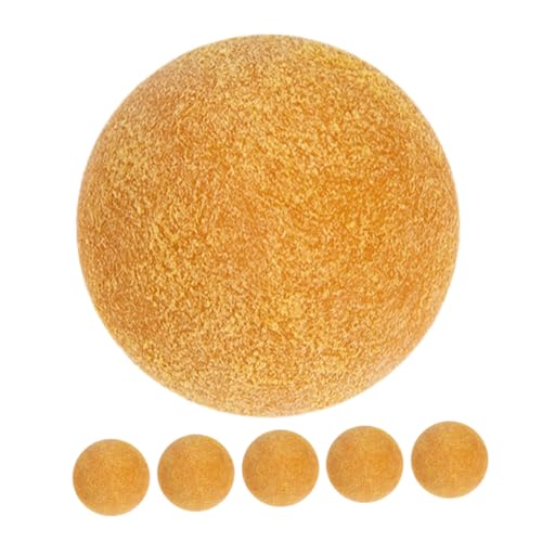 VICASKY 6st Tischfußballmatte Tischfußball Tischfußball Kickerbälle Ersetzen Fußball-tischdekorationen Tischfußballtische Tischkugel Kleiner Fußball Mini-fußball Kinderspiele Abs Yellow VICASKY 6st Tischfußballmatte Tischfußball Tischfußball Kickerbälle Ersetzen Fußball-tischdekorationen Tischfußballtische Tischkugel Kleiner Fußball Mini-fußball Kinderspiele Abs Yellow von VICASKY