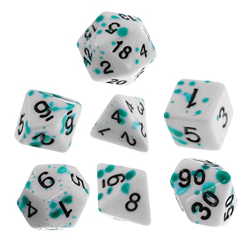VICASKY 7 Stück Facettierte Würfel Partyspielwürfel Mehrseitige Würfel Brettspiele Würfel Unterhaltungswürfel Partywürfel Zahlenwürfel Bunte Würfel Acryl VICASKY 7 Stück Facettierte Würfel Partyspielwürfel Mehrseitige Würfel Brettspiele Würfel Unterhaltungswürfel Partywürfel Zahlenwürfel Bunte Würfel Acryl von VICASKY
