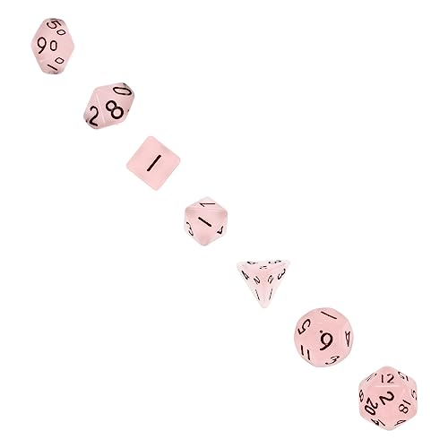 VICASKY 7 Stück Leuchtende Würfel Leuchtende Mehrseitige Würfel Kreative Würfelstütze Kleine Würfelstütze Kreative Leuchtwürfel Würfelspiel Mini-leuchtwürfel Acryl Rosa VICASKY 7 Stück Leuchtende Würfel Leuchtende Mehrseitige Würfel Kreative Würfelstütze Kleine Würfelstütze Kreative Leuchtwürfel Würfelspiel Mini-leuchtwürfel Acryl Rosa von VICASKY
