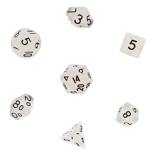 VICASKY 10mm Mini-würfelspiel-requisitenwürfel Für Partys 7-teiliges Würfelset Einzigartiges Design Für Zuhause Und Bar von VICASKY