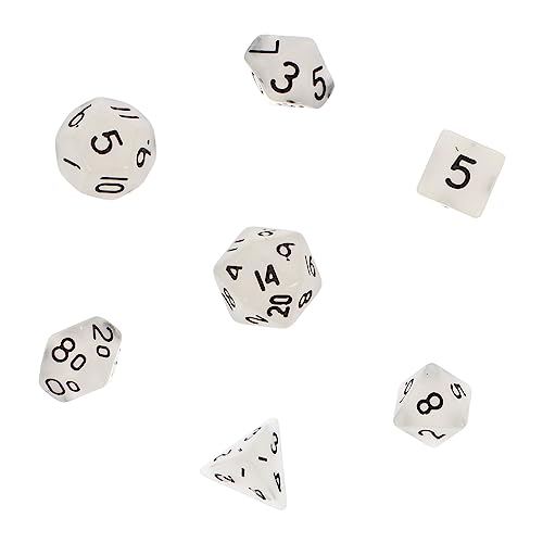 VICASKY 7 Stück Spiel Würfel Spielstütze Mini-Leuchtwürfel kleine Spielwürfel Würfelspiel Requisite leuchtende Würfelrequisiten leuchtende mehrseitige Würfel Acryl Weiß VICASKY 7 Stück Spiel Würfel Spielstütze Mini-Leuchtwürfel kleine Spielwürfel Würfelspiel Requisite leuchtende Würfelrequisiten leuchtende mehrseitige Würfel Acryl Weiß von VICASKY