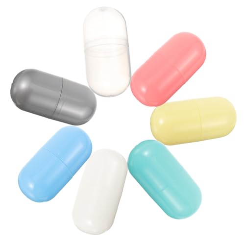 VICASKY 7 Stück Teiliges Bunte Kunststoffkapseln Farbige Befüllbare Aufbewahrungsboxen für Ostereier Süßigkeiten und Kleine Geschenke Vielseitige Vorratsbehälter für Party Hochzeit und VICASKY 7 Stück Teiliges Bunte Kunststoffkapseln Farbige Befüllbare Aufbewahrungsboxen für Ostereier Süßigkeiten und Kleine Geschenke Vielseitige Vorratsbehälter für Party Hochzeit und von VICASKY