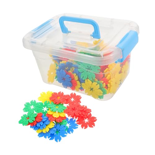 VICASKY Lernspielzeug 70-teiliges Schneeflocken-blöcke-Set Pädagogisches Stapelspielzeug Für Kinder Fördert Die Kognitive Entwicklung VICASKY Lernspielzeug 70-teiliges Schneeflocken-blöcke-Set Pädagogisches Stapelspielzeug Für Kinder Fördert Die Kognitive Entwicklung von VICASKY