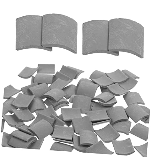 VICASKY 70 Stücke Kleiner Dachziegel Modelle für Puppenhäuser Realistische Imitationen für Mikro Landschaften Sandtisch und Selbstgemacht Dekorationen VICASKY 70 Stücke Kleiner Dachziegel Modelle für Puppenhäuser Realistische Imitationen für Mikro Landschaften Sandtisch und Selbstgemacht Dekorationen von VICASKY
