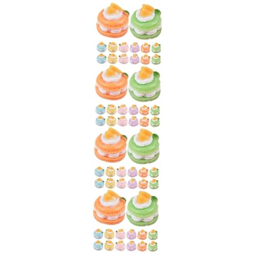 VICASKY 72 Stück Simulation Kleiner Kuchen Heimdekoration Kuchendekoration Schöne Kuchen Lebensmittelmodelle Kuchenmodell Dessertmodelle Kuchen Requisiten Lebensechte Künstliche von VICASKY