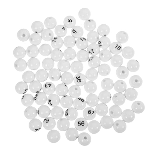 VICASKY Lustige Partybälle 75 Stück Plastik-tombolabälle Nummeriertes Design Geeignet für Bingo Y-Spiele und Events VICASKY Lustige Partybälle 75 Stück Plastik-tombolabälle Nummeriertes Design Geeignet für Bingo Y-Spiele und Events von VICASKY