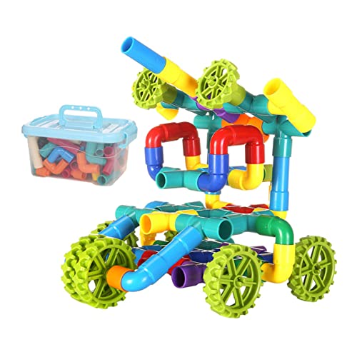 VICASKY 76 Teiliges Rohr Baukasten Pädagogisches Puzzle Für Mit Ideales Lernspielzeug Für Kreative Bauprojekte Und Motorische Fähigkeiten VICASKY 76 Teiliges Rohr Baukasten Pädagogisches Puzzle Für Mit Ideales Lernspielzeug Für Kreative Bauprojekte Und Motorische Fähigkeiten von VICASKY