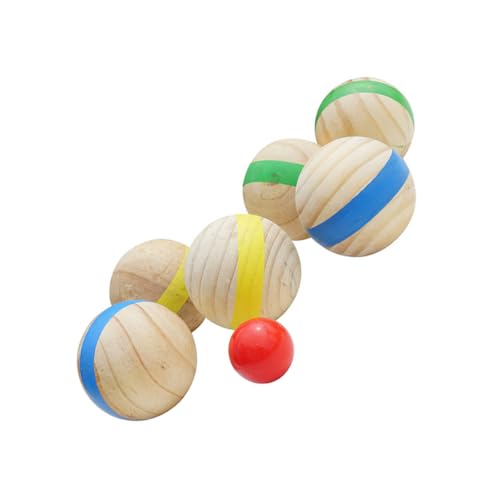 VICASKY 7Stücke Holz Bocce Bälle Im Französischen Stil Für Outdoor Junge Mädchen Beziehungen Sichere Und Glatte Oberfläche Garten VICASKY 7Stücke Holz Bocce Bälle Im Französischen Stil Für Outdoor Junge Mädchen Beziehungen Sichere Und Glatte Oberfläche Garten von VICASKY