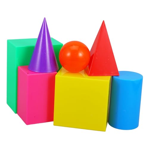 VICASKY 7st Geometriemodell Bausteine Geometrisches Modell Bausteine der Früherziehung Mathematisches Modell Kombinierte Lehrmittel Colorful VICASKY 7st Geometriemodell Bausteine Geometrisches Modell Bausteine der Früherziehung Mathematisches Modell Kombinierte Lehrmittel Colorful von VICASKY