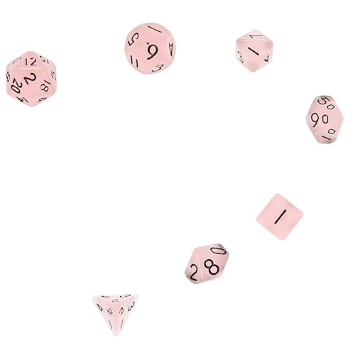 VICASKY 7st Leuchtende Würfel Kleine Würfel Spiel Würfel Würfelspiel Kreative Leuchtwürfel Würfel-stütze Spielstütze Kreative Würfelstütze Mini-leuchtwürfel Acryl Rosa VICASKY 7st Leuchtende Würfel Kleine Würfel Spiel Würfel Würfelspiel Kreative Leuchtwürfel Würfel-stütze Spielstütze Kreative Würfelstütze Mini-leuchtwürfel Acryl Rosa von VICASKY
