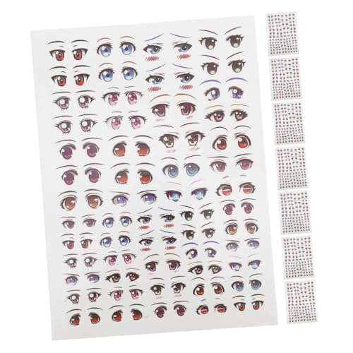 VICASKY 8 Blatt Cartoon Augen Dekorationen für DIY Projekte Selbstklebende Accessoires für Resin Bastelarbeiten von VICASKY