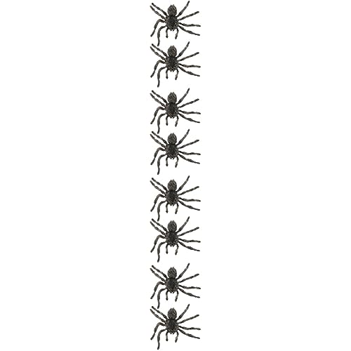 VICASKY 8 Tiermodell Insekten Spider-Action-Modell Halloween-Spinne aus Kunststoff Halloween Horror deko Halloween grusel deko Spielzeug für draußen große Outdoor-Statuen Spinnenfigur von VICASKY