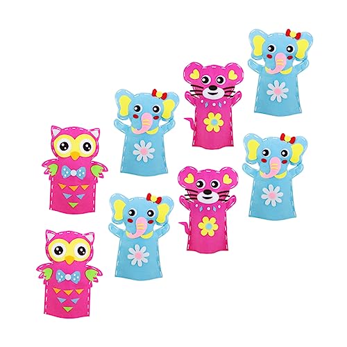 VICASKY Handgefertigtes Spielzeug Für Jungen Und Mädchen: 8 Sets Mit Tierpuppen-bastelsets Einfach Zu Verwendende Stoffteile VICASKY Handgefertigtes Spielzeug Für Jungen Und Mädchen: 8 Sets Mit Tierpuppen-bastelsets Einfach Zu Verwendende Stoffteile von VICASKY