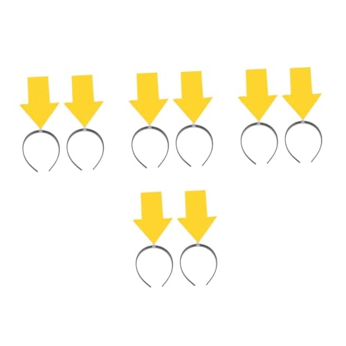 VICASKY 8 Stck. Symbol Haarreif Kreativer Elastischer Haarschmuck für Halloween Fotorequisiten und Festliche Anlässe für Damen und Herren von VICASKY